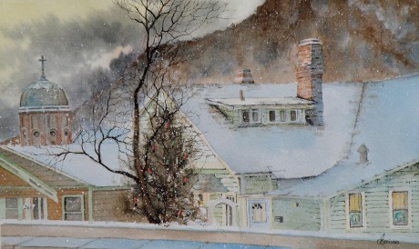 watercolour, Arches Cold Press Paper, 7" x 11", private collection