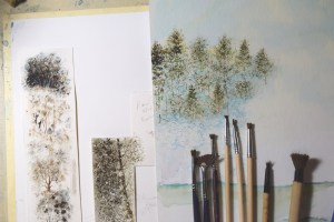 brushes, trees for Cornel