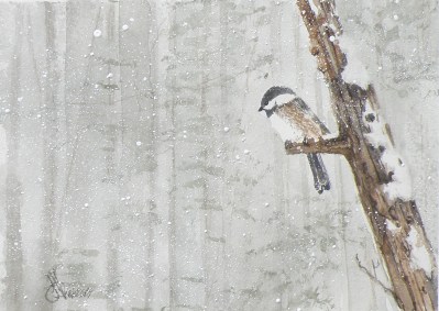 chickadee miniature