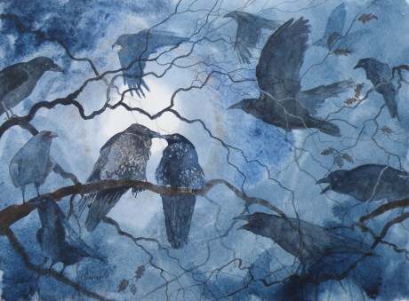 'Love In The Shadows' , 11.5 x 16 July 2016