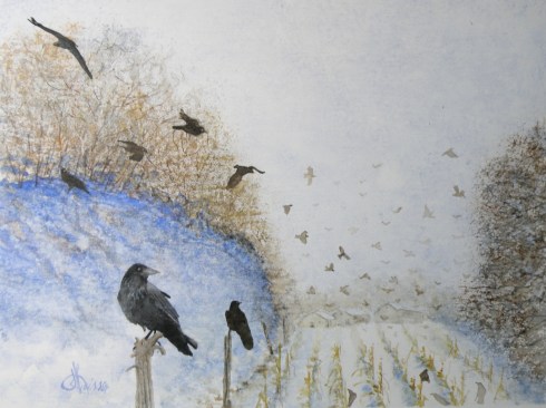 stage 3 final painting of Raven Morn